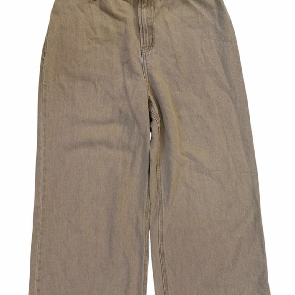 American Original Rewash Brand Tan wide leg pants